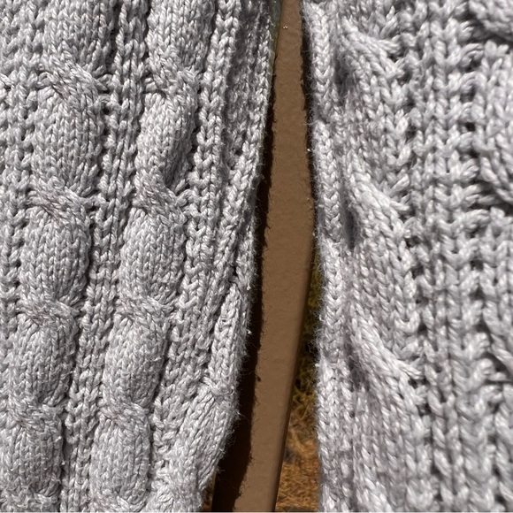 ⬇️Eddie Bauer Women’s Button Cardigan Sweater Size L Color Grey 💯% Cotton - Picture 8 of 12